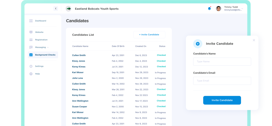 Youth Sports Background Checks