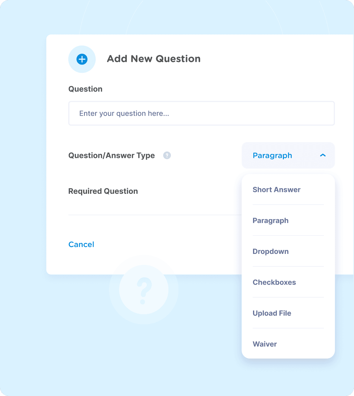 Quickly Build Online Sports Registration Forms