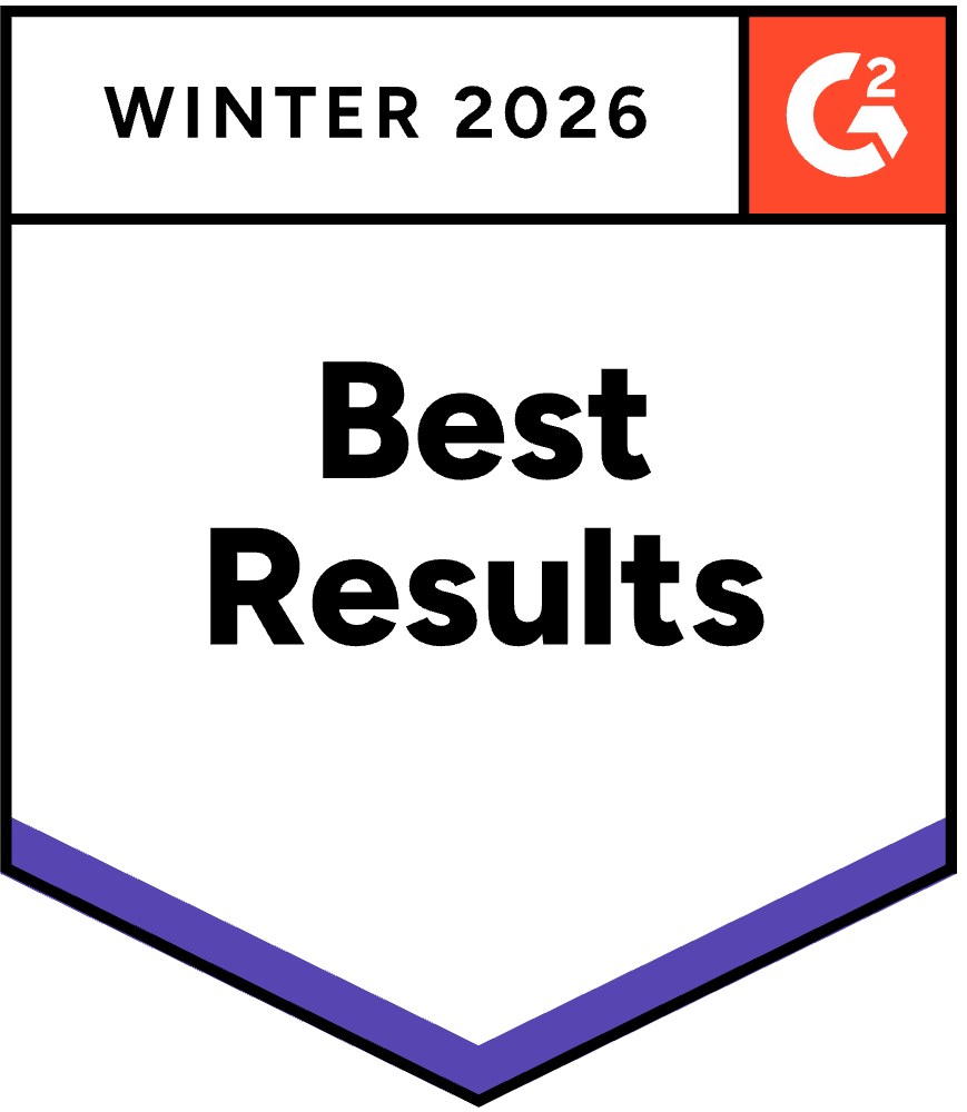 G2 Best Results Award - Winter 2026