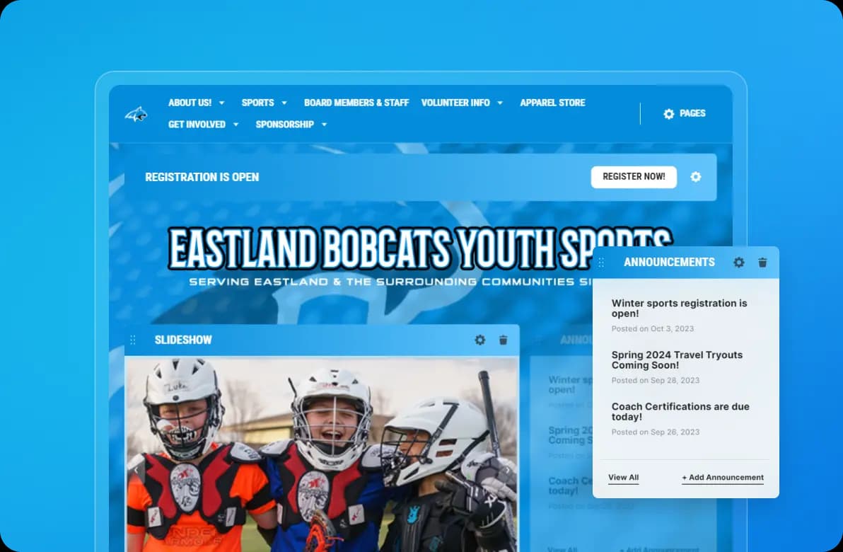 Jersey Watch Website Builder