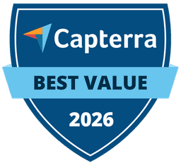 capterra Customer Support Badge best value 2026 award